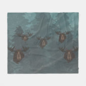 Moose Fleece Blanket (Vorderseite (Horizontal))