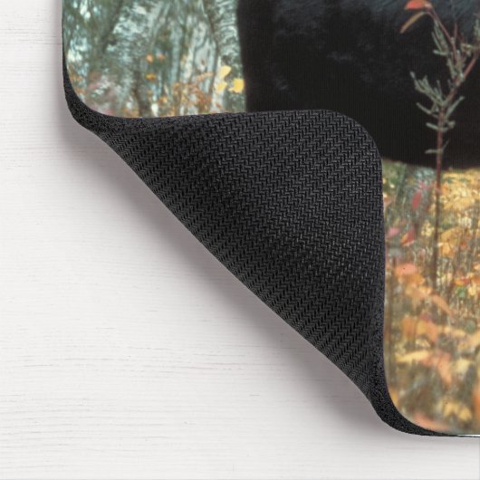 Moose Forest Trees Park Mousepad (Ecke)