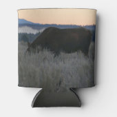 Moose Grazing at Sunrise at Grand Teton Dosenkühler (Vorderseite)