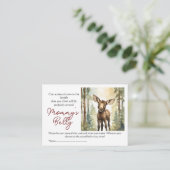 Moose Guess Mama Baby Size Baby Bump Game Begleitkarte (Stehend Vorderseite)