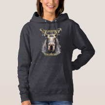 Moose Head Moose Country Conifer CO T-Shirt Kapuze