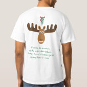 Moose Head_Mooseltoe & Eggnog T-Shirt (Rückseite)