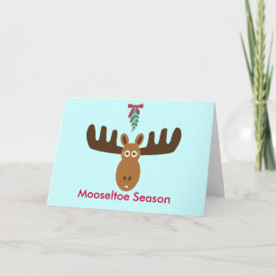 Moose Head_Mooseltoe Saison Feiertagskarte