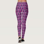 Moose Head Pop Art Leggings (Rückseite)