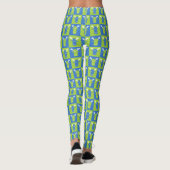 Moose Head Pop Art Leggings (Rückseite)