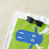 Moose Head Pop Art Strandtuch (Beispiel)