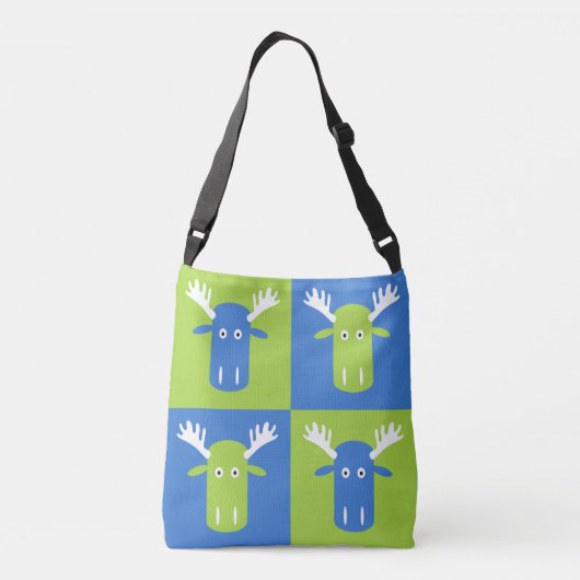 Moose Head Pop Art Taschen (Rückseite)