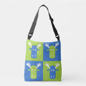 Moose Head Pop Art Taschen (Vorderseite)