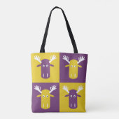 Moose Head Pop Art Taschen (Rückseite)