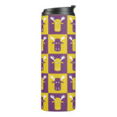 Moose Head Pop Art tumbler Thermosbecher (Nach links gedreht)