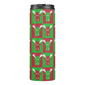 Moose Head Pop Art tumbler Thermosbecher (Rückseite)