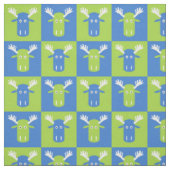 Moose Head Pop Art Zollgewebe Stoff (Muster)