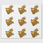 Moose Head Thunder_Cove Geschenkpapier (Flach)