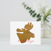 Moose Head Thunder_Cove Postkarte (Stehend Vorderseite)