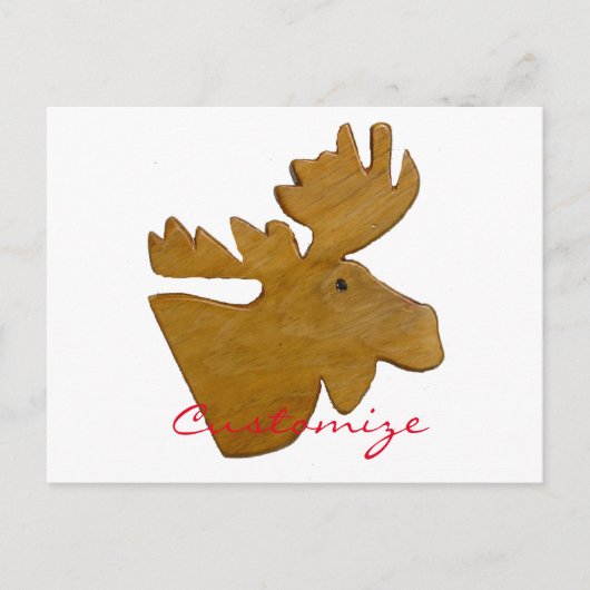 Moose Head Thunder_Cove Postkarte (Vorderseite)