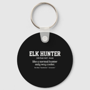 Moose Hunter Gift Funny Definition Elchenjagd Schlüsselanhänger
