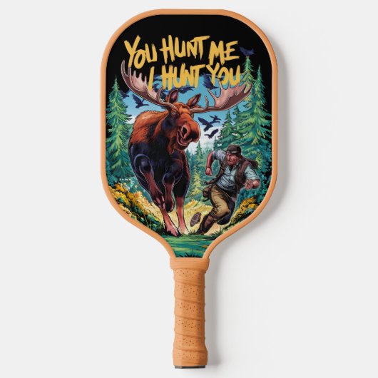Moose Hunting Pickleball Schläger (Vorderseite)