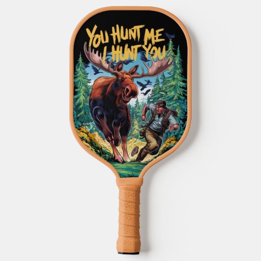 Moose Hunting Pickleball Schläger (Rückseite)