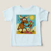 Moose’ Ice Cream Emergency – Meltdown Tee for Kids (Design Vorderseite)