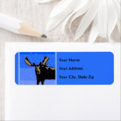 Moose im Winter - Original Wildlife Art (Insitu)