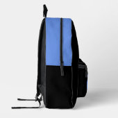 Moose im Winter - Original Wildlife Art Bedruckter Rucksack (Links)