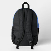 Moose im Winter - Original Wildlife Art Bedruckter Rucksack (Rückseite)