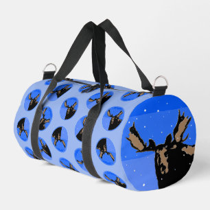 Moose im Winter - Original Wildlife Art Duffle Bag