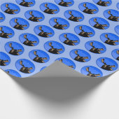 Moose im Winter - Original Wildlife Art Geschenkpapier (Ecke)