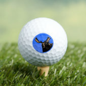 Moose im Winter - Original Wildlife Art Golfball (Insitu T-Shirt)