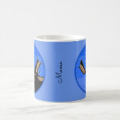Moose im Winter - Original Wildlife Art Kaffeetasse (Mittel)
