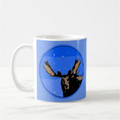 Moose im Winter - Original Wildlife Art Kaffeetasse (Links)