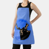 Moose im Winter - Original Wildlife Art Schürze (InSitu)