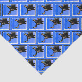 Moose im Winter - Original Wildlife Art Seidenpapier (Ausschnitt)