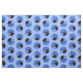 Moose im Winter - Original Wildlife Art Stoff (Fat Quarter (45,7 x 55,9 cm))