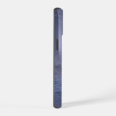 Moose in Classic Suspenders – Silent Forest Portra iPhone 15 Hülle (Rechte Seite)