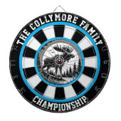 Moose in Forest Target Design Dartscheibe (vorne)