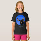 Moose in Winter  - Original Wildlife Art T-Shirt (Vorne ganz)