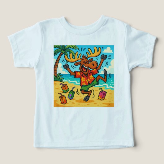 Moose+Juice = Loose –Energetic Summer Tee for Kids (Design Vorderseite)