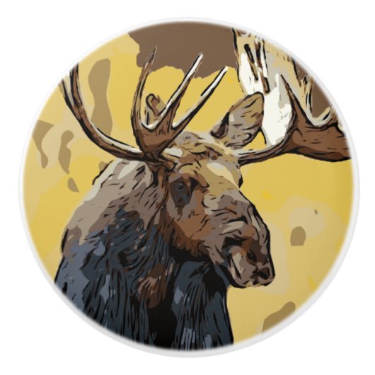 MOOSE KERAMIKKNAUF (Vorderseite)