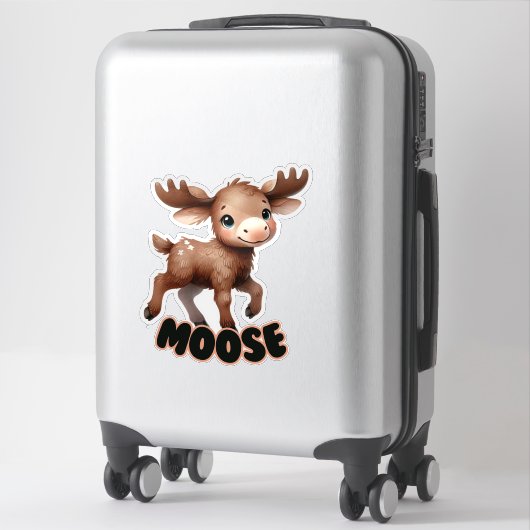 MOOSE - KINDERZIMMER STICKER (Koffer)