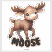 MOOSE - KINDERZIMMER STICKER (Blatt)