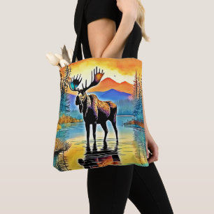 Moose Lake Sunset Majestät Tasche