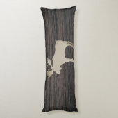 Moose Lay Stehend Zuhause Sweet Zuhause Individuel Seitenschläferkissen (Rückseite (Vertikal))