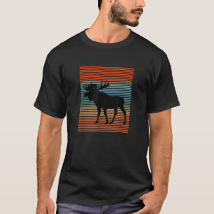 Moose Lover Apparel Vintag Moose Spirit Animal T T-Shirt
