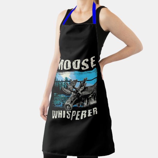 Moose Lover Funny Moose Jagd Schürze (InSitu)