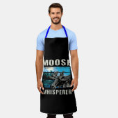 Moose Lover Funny Moose Jagd Schürze (Getragen)