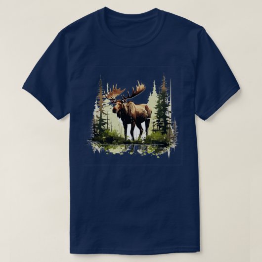 Moose Lover TShirt 5 (Design vorne)