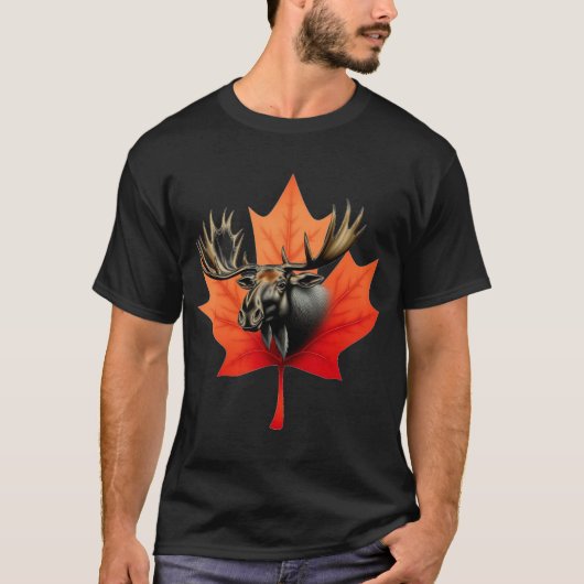 Moose Maple Leaf T - Shirt (Vorderseite)