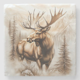 Moose Marble Untersetzer