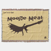 Moose Meat Rock Band Decke (Vorderseite)